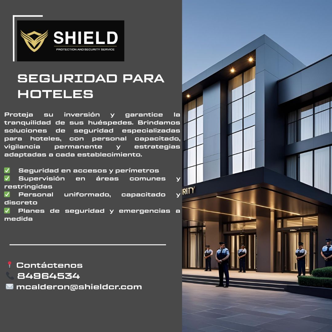 Flyer Seguridad para Hoteles y Turismo